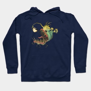 Angler Crazy coffee creature. Hoodie